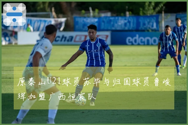 原泰山U21球员苏毕与归国球员鲁峻珲加盟广西恒宸队